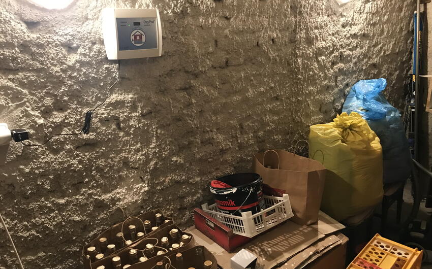Odvlhčenie muriva v pivnici rodinného domu