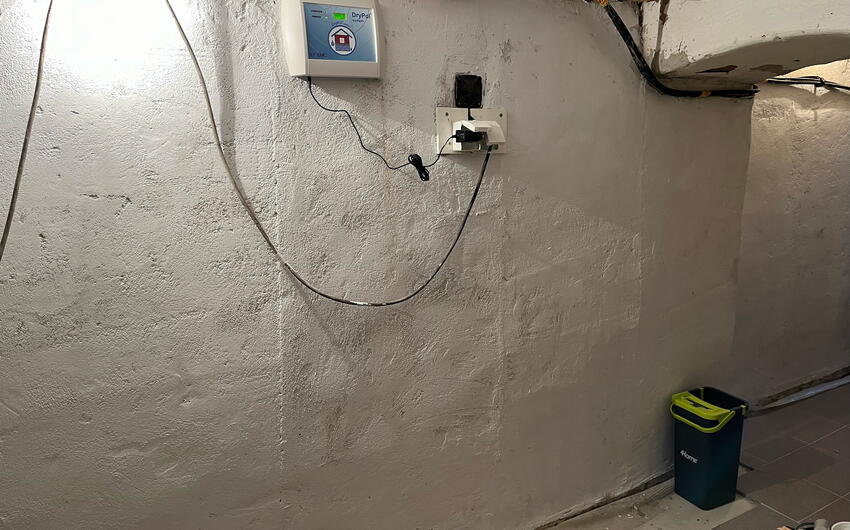 DryPol® 50 v podpivničenej časti malého rodinného domu v Bavorove