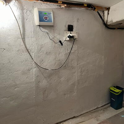 DryPol® 50 v podpivničenej časti malého rodinného domu v Bavorove