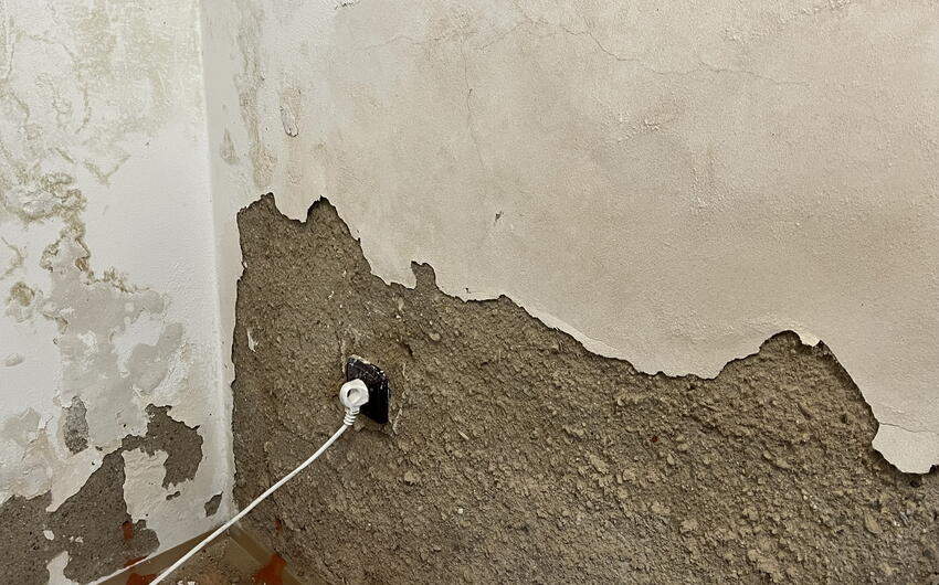 Vysúšanie muriva pomocou miernej bezdrôtovej elektroosmózy (8 rokov po injektáži) - #2