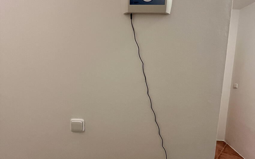 V Říčanoch vysušujeme vnútorné priečky nedávno dokončeného domu