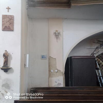 Vysušujeme kostol sv. Martina a Navštívenie Panny Márie v Liběšiciach pri Žatci