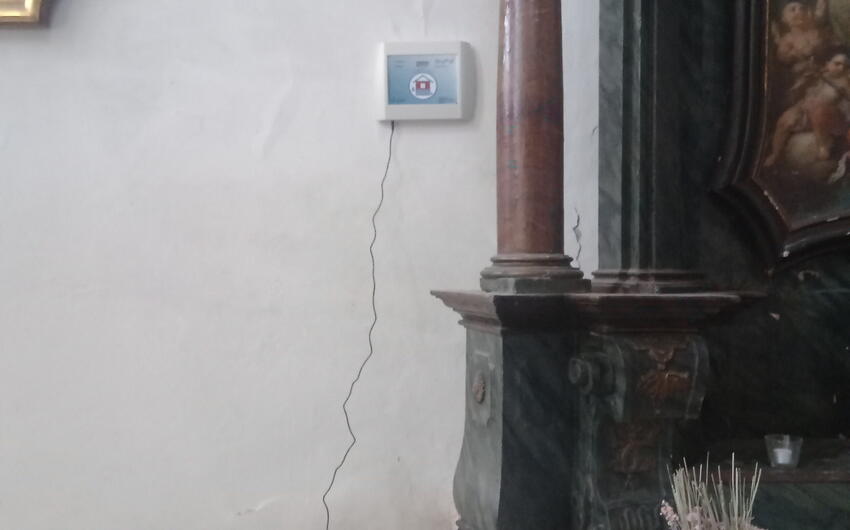 Vysušujeme kostol sv. Martina a Navštívenie Panny Márie v Liběšiciach pri Žatci