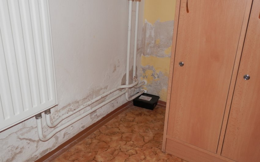 Odstránenie nadmernej vlhkosti elektroosmózou v športovej hale - #5